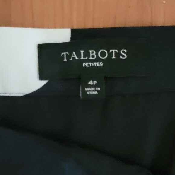 Talbots Cotton Polka Dot Skirt with Box Pleats - 4P - Picture 6 of 7
